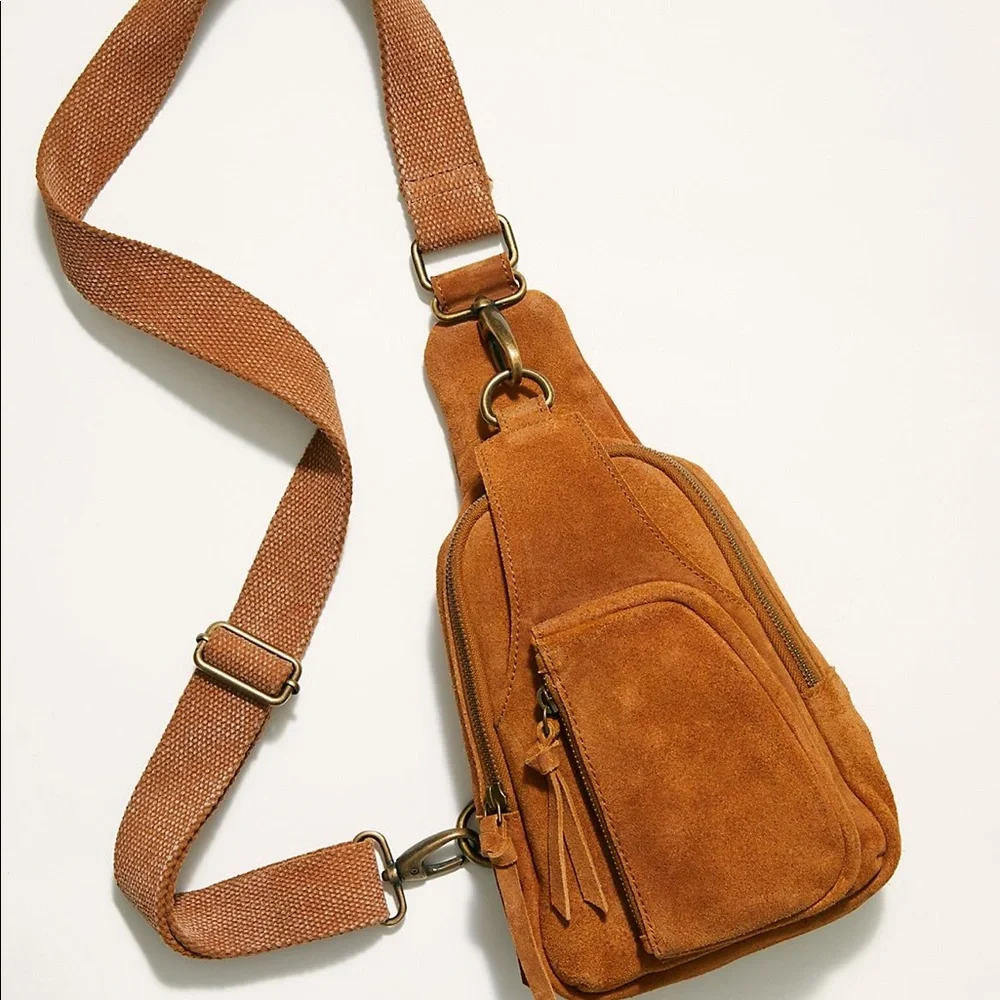 ✨NEW!✨ Free People Hudson Sling Bag - Picture 1 of 6